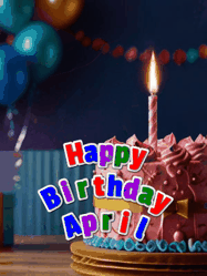 Happy Birthday April GIF