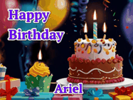 Happy Birthday Ariel GIF