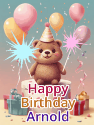 Happy Birthday Arnold GIF