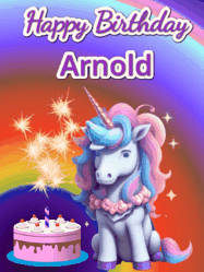 Happy Birthday Arnold GIF