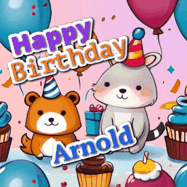 Happy Birthday Arnold GIF