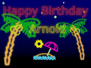 Happy Birthday Arnold GIF