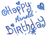 Happy Birthday Arnold GIF