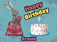 Happy Birthday Arnold GIF