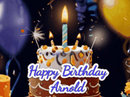 Happy Birthday Arnold GIF