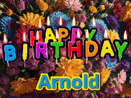Happy Birthday Arnold GIF