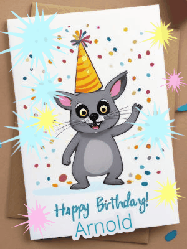 Happy Birthday Arnold GIF