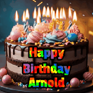 Happy Birthday Arnold GIF