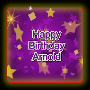 Happy Birthday Arnold GIF