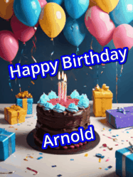 Happy Birthday Arnold GIF