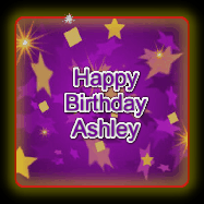 Happy Birthday Ashley GIF