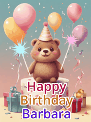 Happy Birthday Barbara GIF