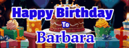 Happy Birthday Barbara GIF