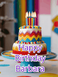 Happy Birthday Barbara GIF