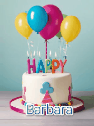 Happy Birthday Barbara GIF