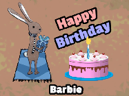 Happy Birthday Barbie GIF