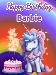 Happy Birthday Barbie GIF