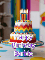 Happy Birthday Barbie GIF