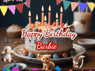 Happy Birthday Barbie GIF