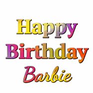 Happy Birthday Barbie GIF