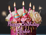 Happy Birthday Barbie GIF
