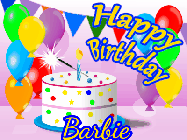 Happy Birthday Barbie GIF