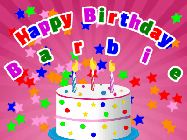 Happy Birthday Barbie GIF