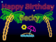 Happy Birthday Becky GIF