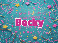 Happy Birthday Becky GIF