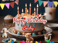 Happy Birthday Becky GIF