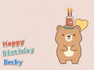 Happy Birthday Becky GIF