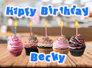 Happy Birthday Becky GIF