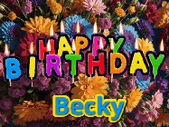 Happy Birthday Becky GIF