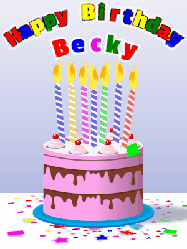 Happy Birthday Becky GIF