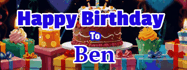 Happy Birthday Ben GIF