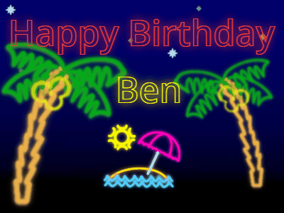 Happy Birthday Ben GIF 119