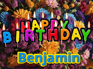Happy Birthday Benjamin GIF