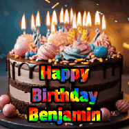 Happy Birthday Benjamin GIF
