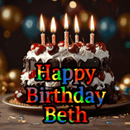 Happy Birthday Beth GIF