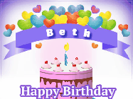 Happy Birthday Beth GIF