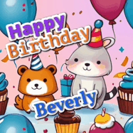Happy Birthday Beverly GIF