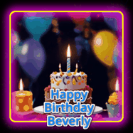 Happy Birthday Beverly GIF