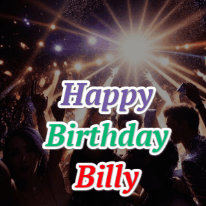Happy Birthday Billy GIF 139