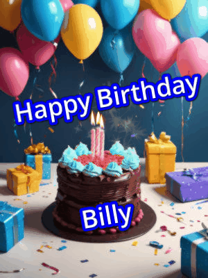 Happy Birthday Billy GIF 95