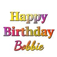 Happy Birthday Bobbie GIF