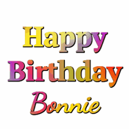 Happy Birthday Bonnie GIF