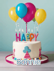 Happy Birthday Bonnie GIF