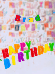 Happy Birthday Brad GIF