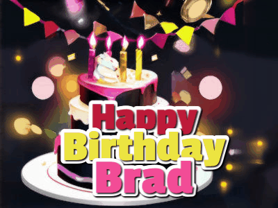 Happy Birthday Brad GIF 39