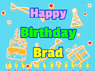 Happy Birthday Brad GIF